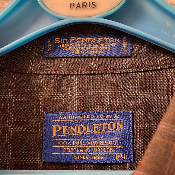 pendleton wool button down - Picture 2 of 3